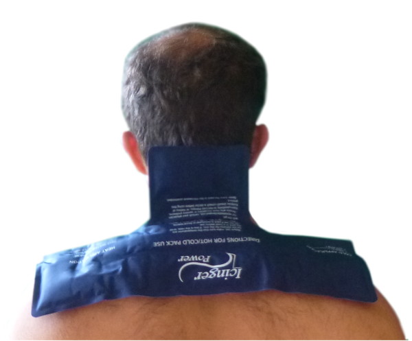 Hot cold pack for neck pain relief